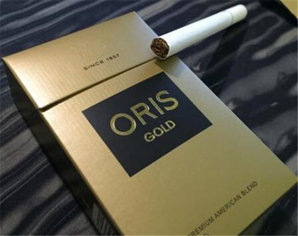 金oris豪利时香烟价格表图 金色oris香烟多少钱一包(11元/包)