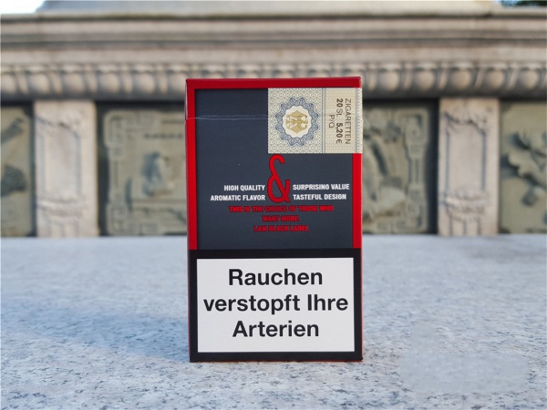 波兰L&amp;M香烟价格表图片 波兰黑红色lm香烟多少钱一包(40元)